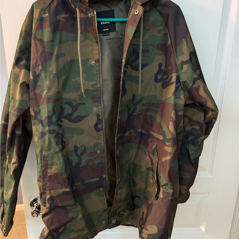 Vans Green and Brown Military Field Jacket